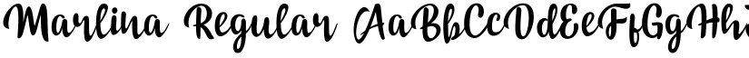 Marlina Regular font