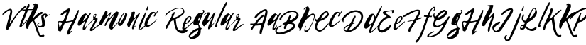 Vtks Harmonic Regular font