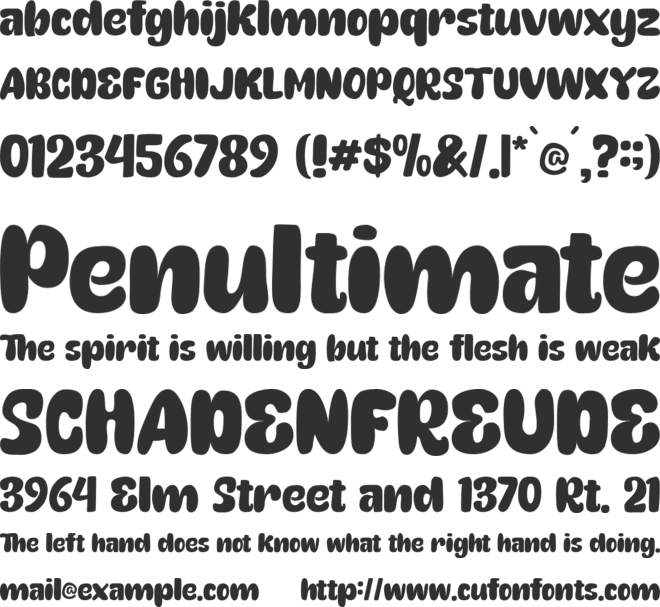 LittleMerry font preview