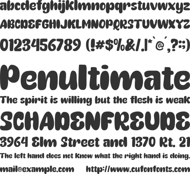 LittleMerry font preview