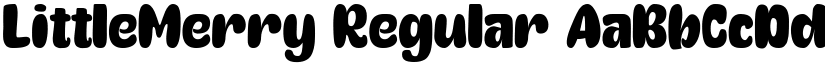 LittleMerry Regular font