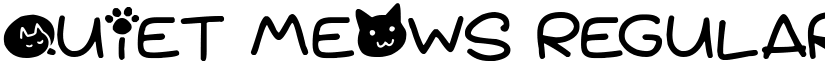 Quiet Meows Regular font