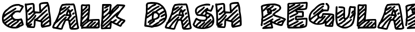 Chalk Dash Regular font