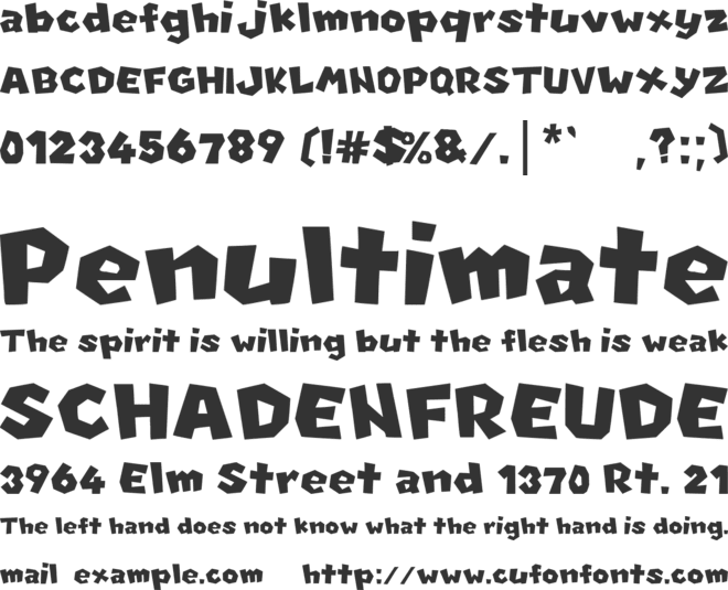 New Super Mario Font U font preview