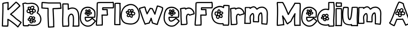 KBTheFlowerFarm Medium font