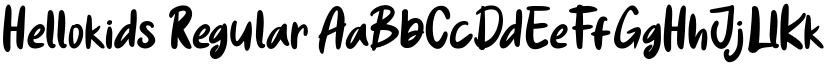 Hellokids Regular font