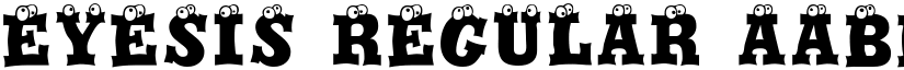 Eyesis Regular font