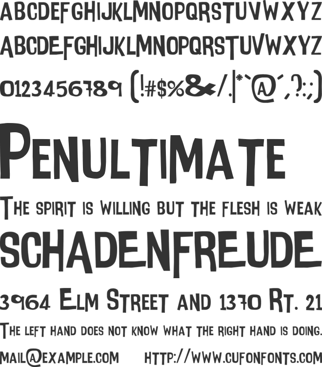 Intensa Fuente font preview