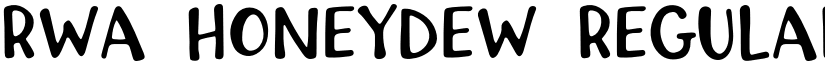 RWA Honeydew Regular font
