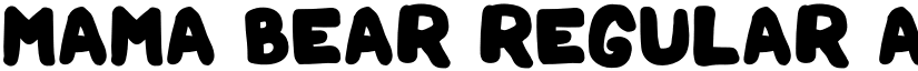 Mama Bear Regular font