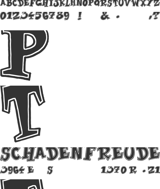 Brown Shoes font preview