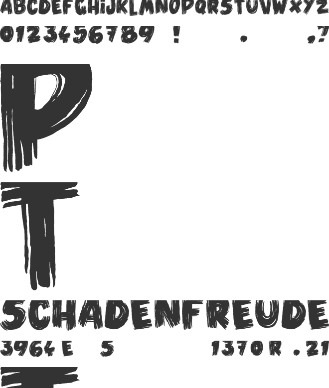 Vlump Black font preview