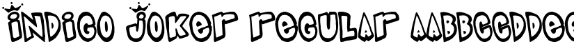 Indigo Joker Regular font