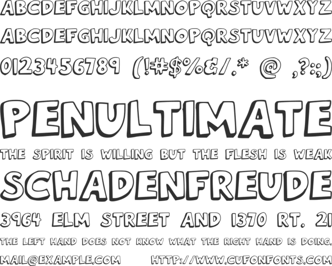French_Fries font preview