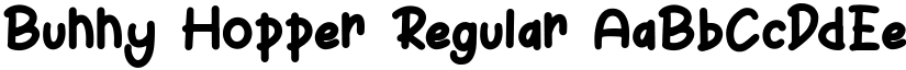 Bunny Hopper Regular font