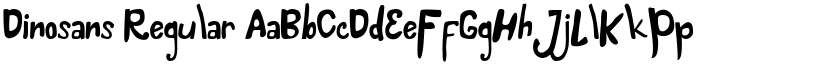 Dinosans Regular font