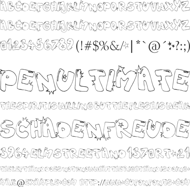 hiphopbarbie font preview