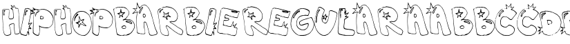 hiphopbarbie Regular font