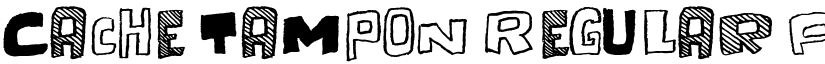 Cache Tampon Regular font