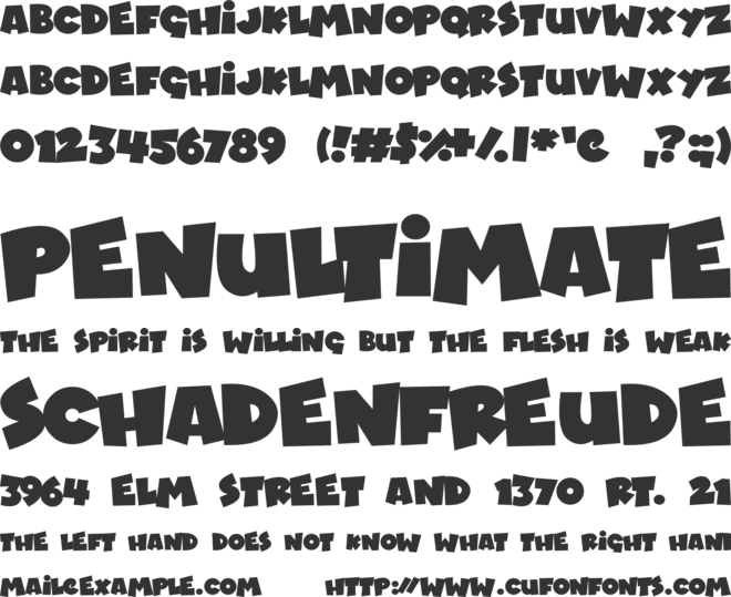 Lovely Madness font preview