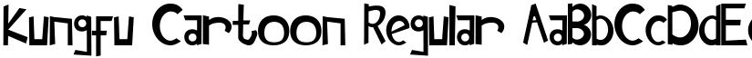 Kungfu Cartoon Regular font