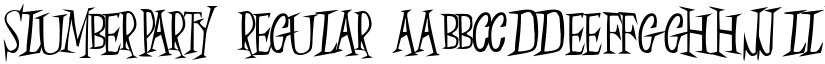 SlumberParty Regular font