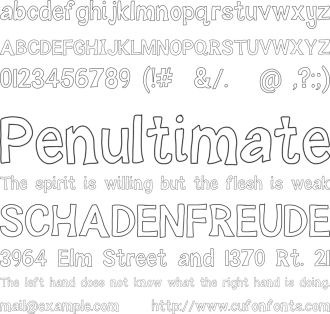 Macy's lemonade font preview