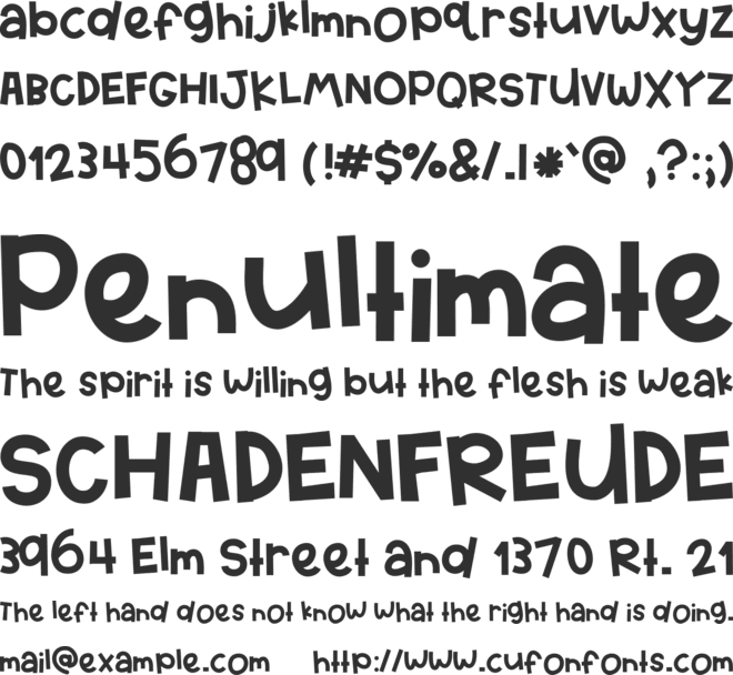 HelloTexas font preview