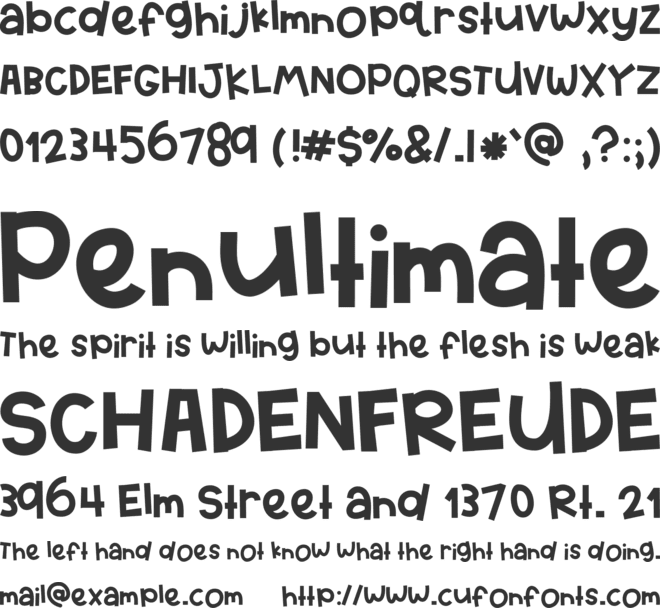 HelloTexas font preview