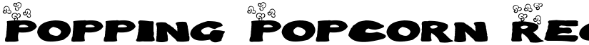 Popping Popcorn Regular font