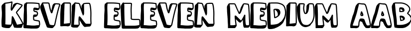kevin eleven Medium font