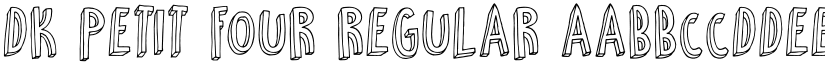 DK Petit Four Regular font