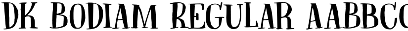 DK Bodiam Regular font