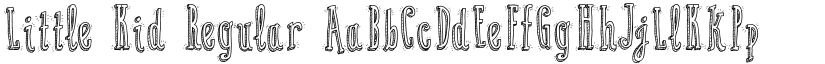 Little Kid Regular font