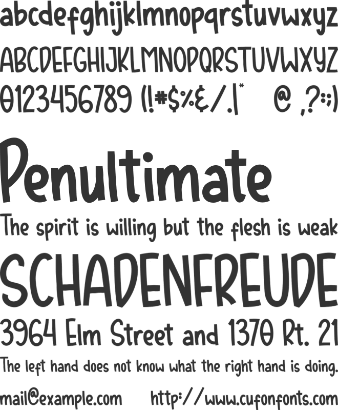 Genjutsu font preview