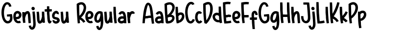 Genjutsu Regular font