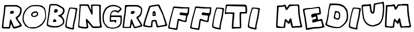 RobinGraffiti Medium font