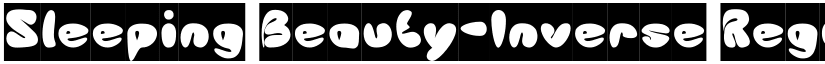 Sleeping Beauty-Inverse Regular font
