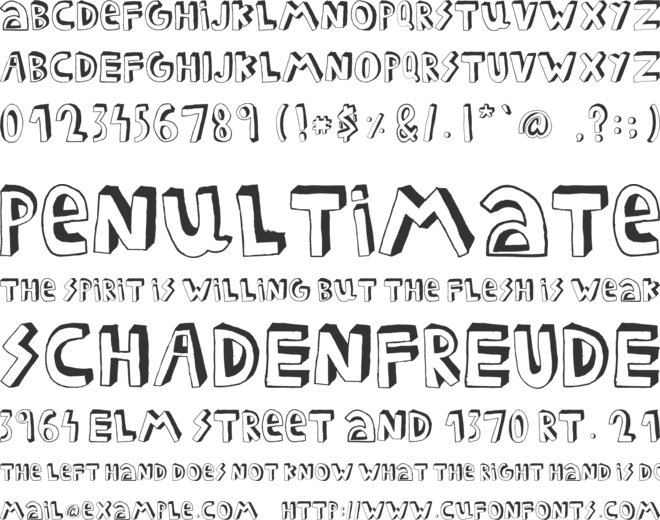 FEDERICO font preview