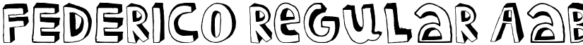 FEDERICO Regular font