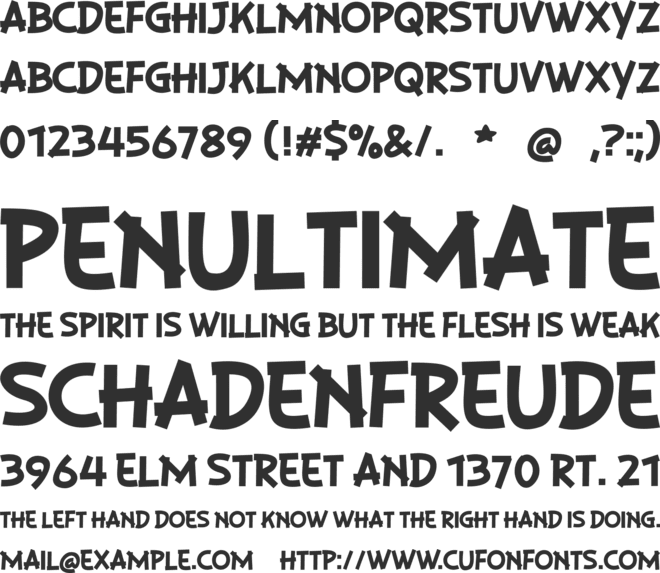 PLAYSIR font preview