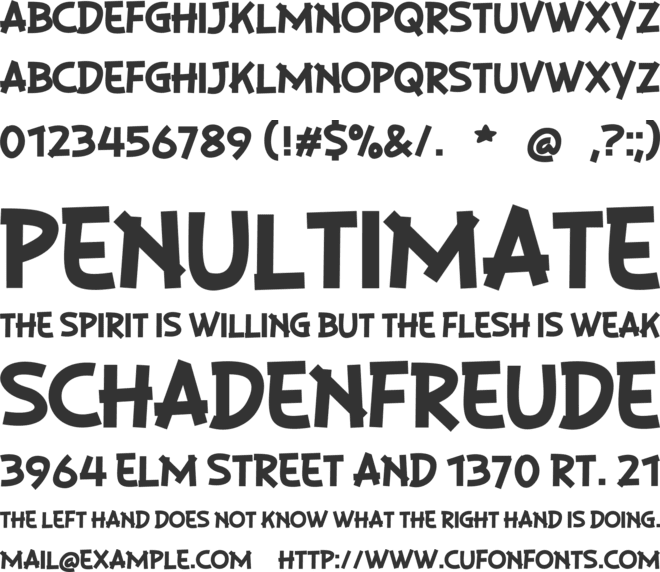 PLAYSIR font preview