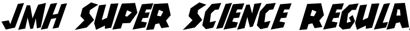 JMH Super Science Regular font