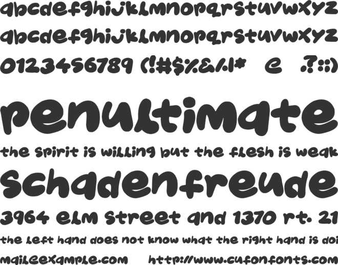 Jelly Kids font preview