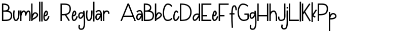 Bumblle Regular font