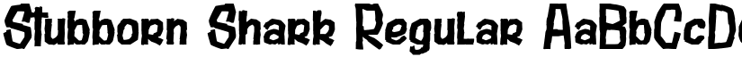 Stubborn Shark Regular font