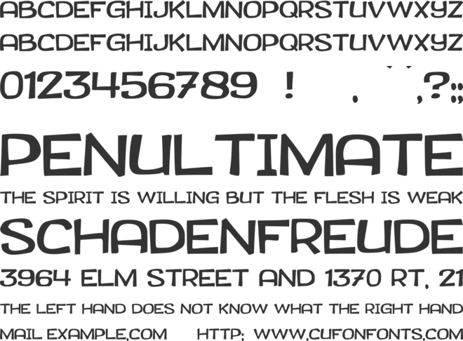 JMH CANASTA font preview
