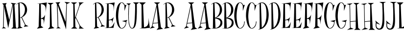 Mr Fink Regular font