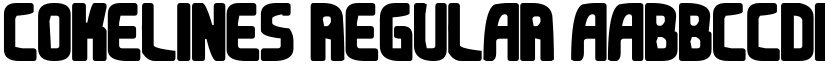 Cokelines Regular font