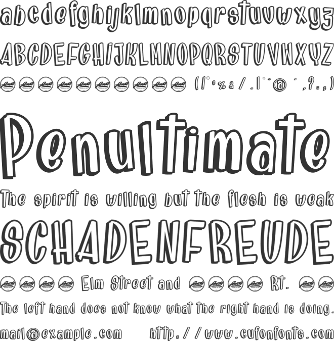 Brainfish Rush_PersonalUseOnly font preview